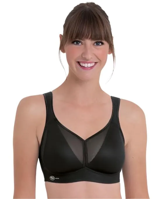 Air Control DeltaPad Sports Bra - Black