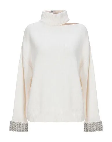 Alice + Olivia Women Turtleneck Ivory S INT