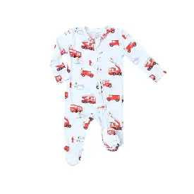 Angel Dear - Baby Pajamas - Firetruck Dalmatians