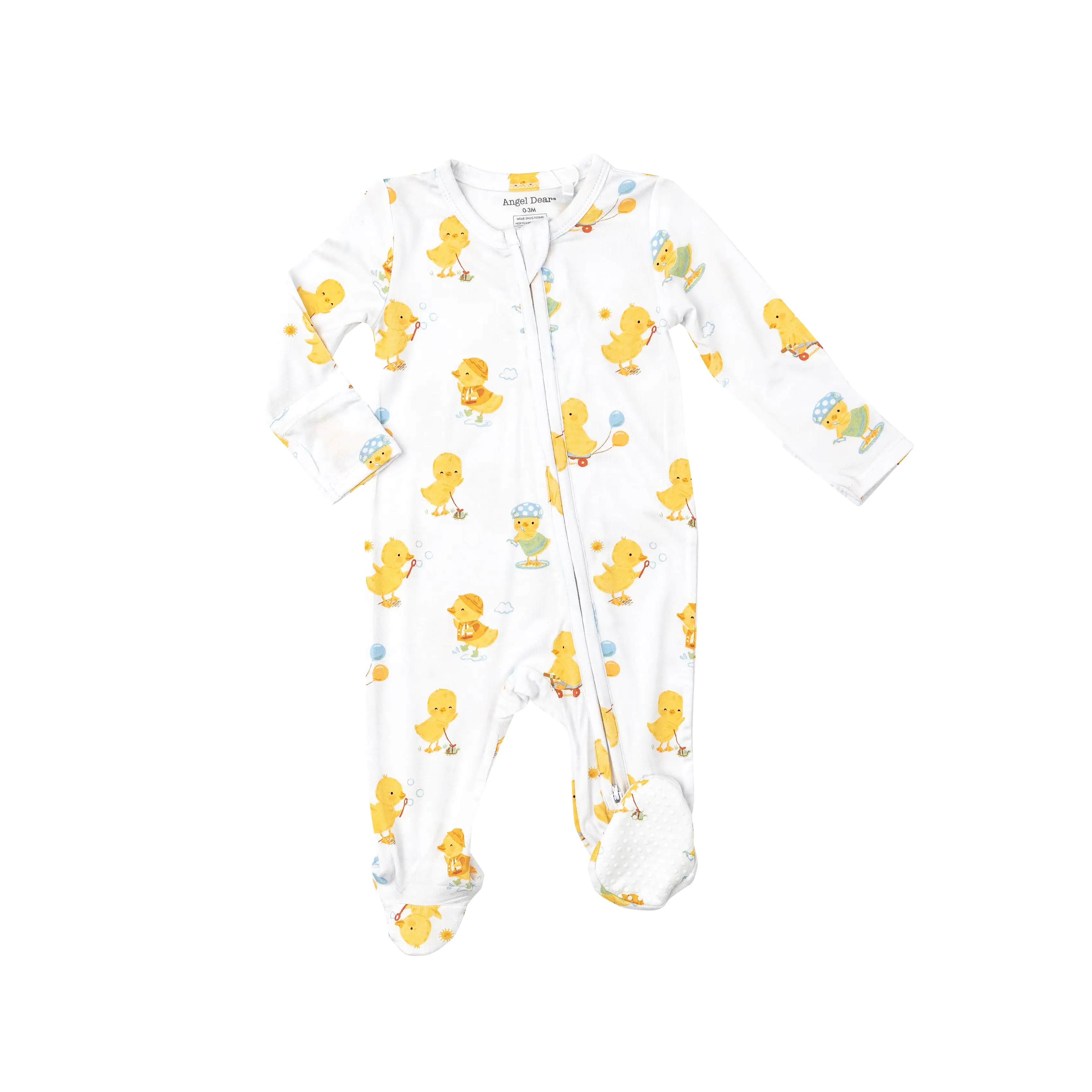 Angel Dear - Baby Pajamas - Vintage Ducklings