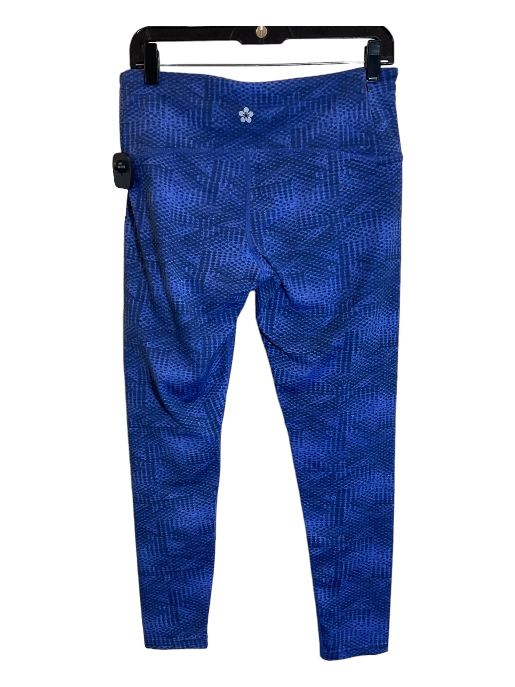 Athletic Leggings By Tuff Athletics In Blue, Size: M