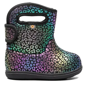 Bogs Boys' & Girls' Baby Bogs II Rainbow Leopard Rain Boots