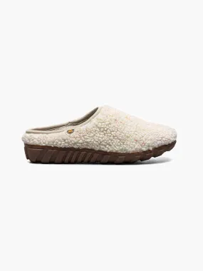 Bogs Snowday Slipper Cozy Oatmeal w/Rainbow Flecks