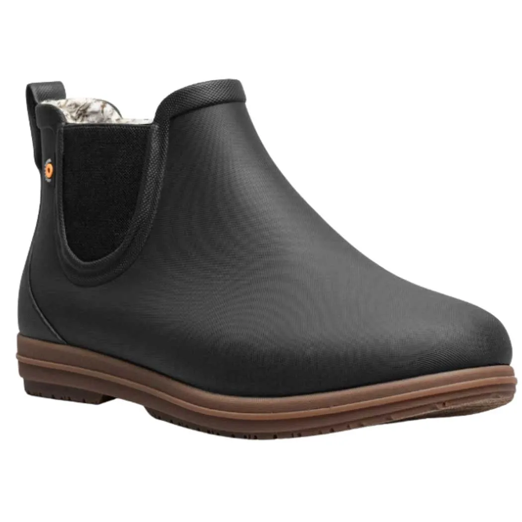 Bogs Sweetpea II Chelsea Plush Boot Black (Women's)