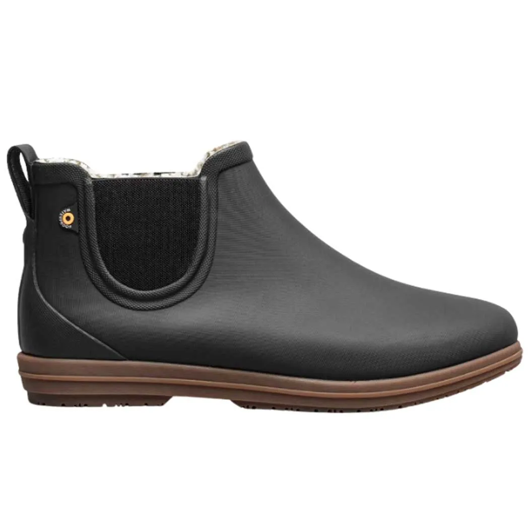 Bogs Sweetpea II Chelsea Plush Boot Black (Women's)