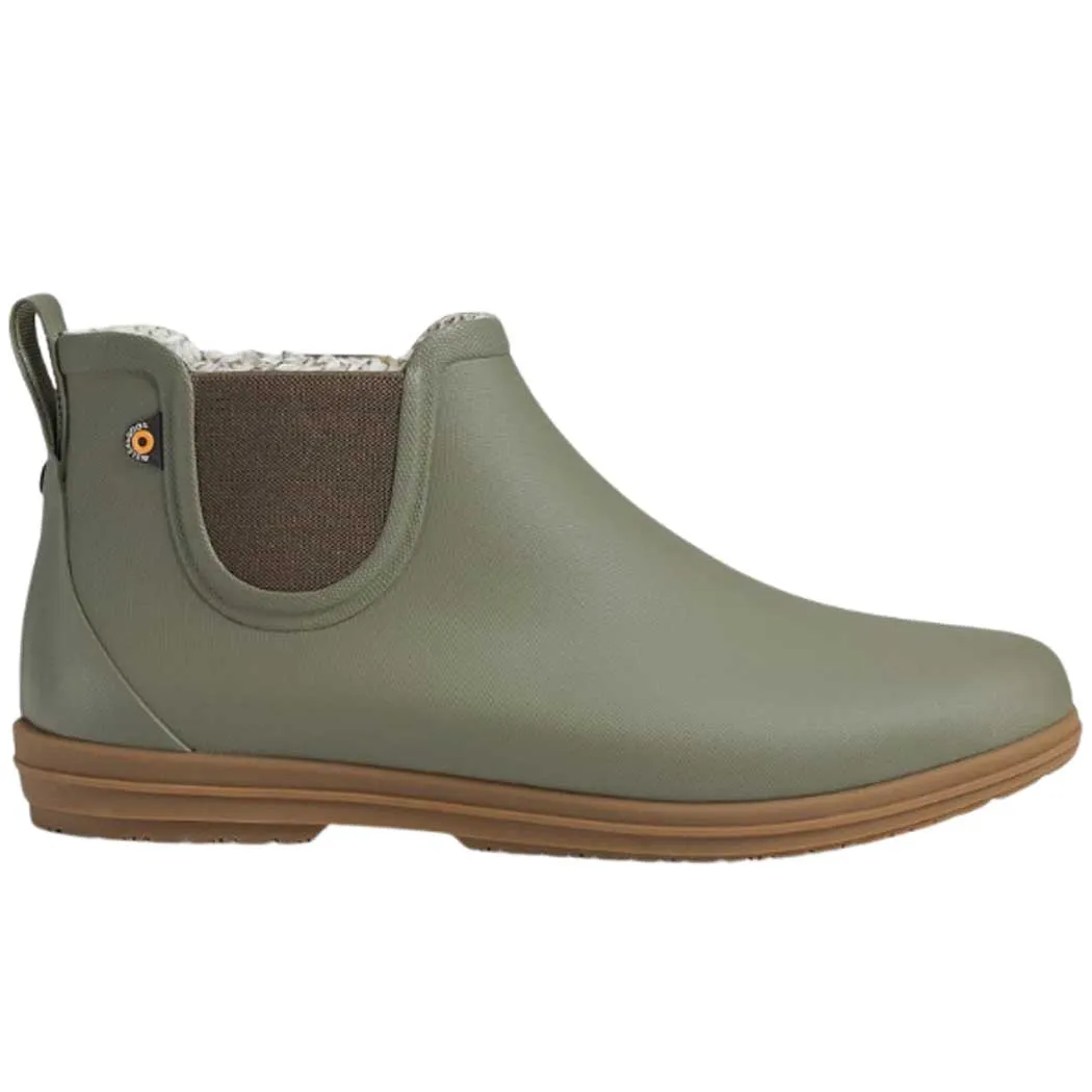 Bogs Sweetpea II Chelsea Plush Boot Dark Green (Women's)