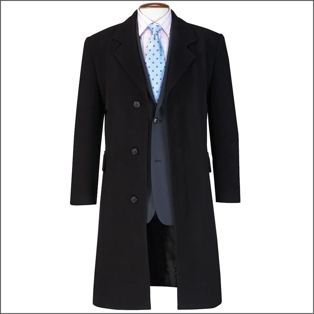 Brook Taverner Bond Wool Cashmere Overcoat//