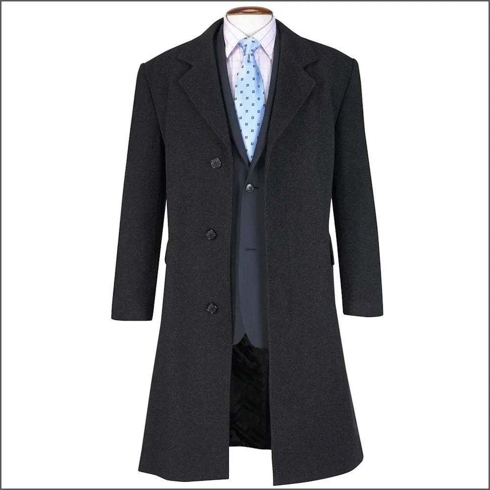 Brook Taverner Bond Wool Cashmere Overcoat//