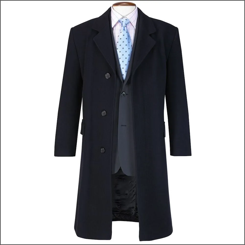 Brook Taverner Bond Wool Cashmere Overcoat//