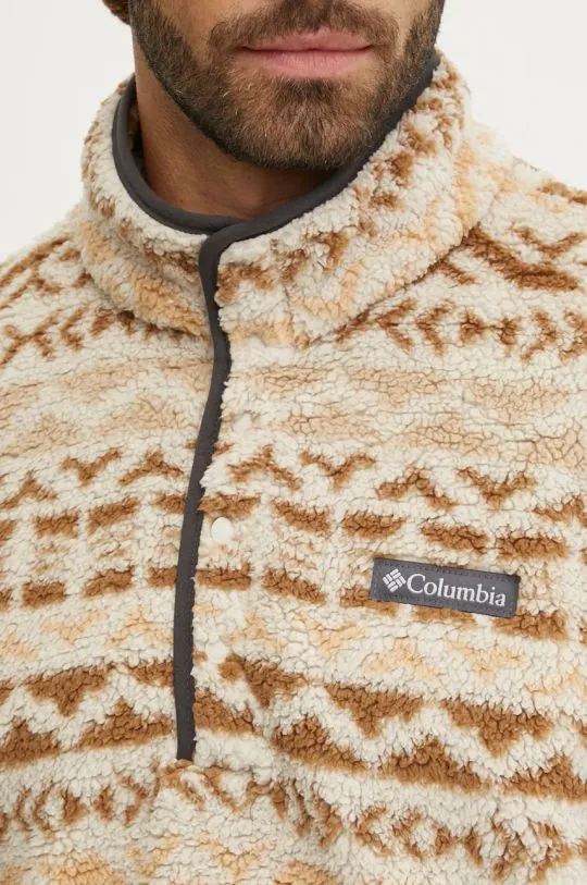 Columbia sports sweatshirt Rugged Ridge beige color 2097811