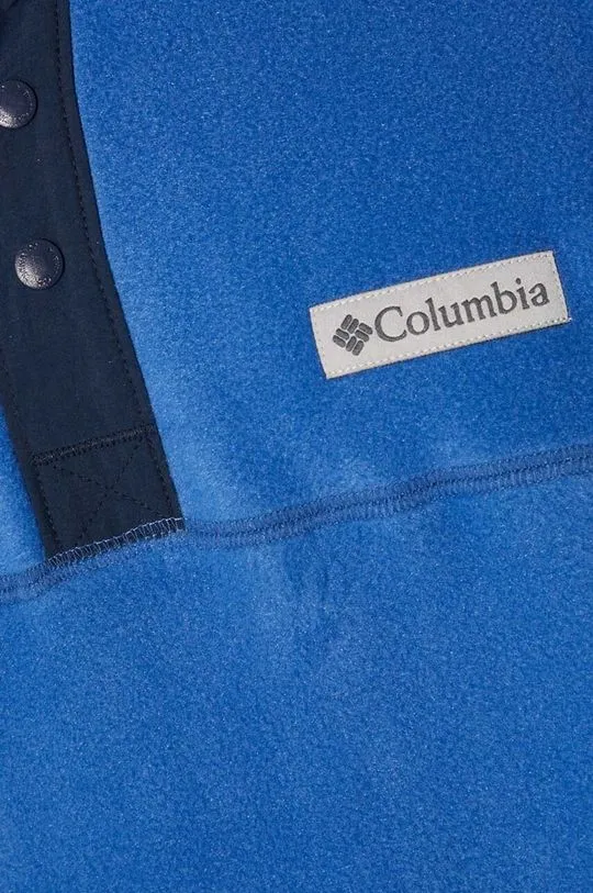 Columbia sports sweatshirt Steens Mountain Half Snap blue color 2097721