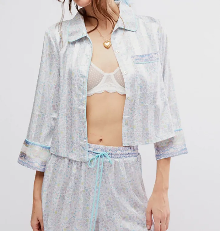 Free People Pillow Talk PJ Set | Ivory Combo