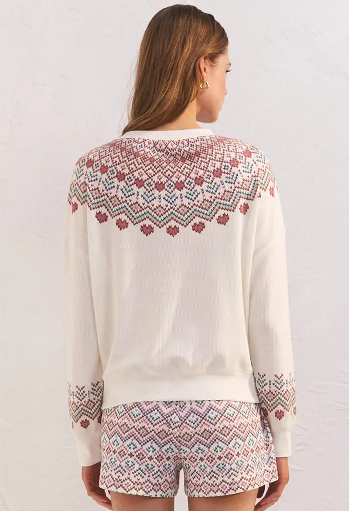 Getaway Fair Isle LS Top