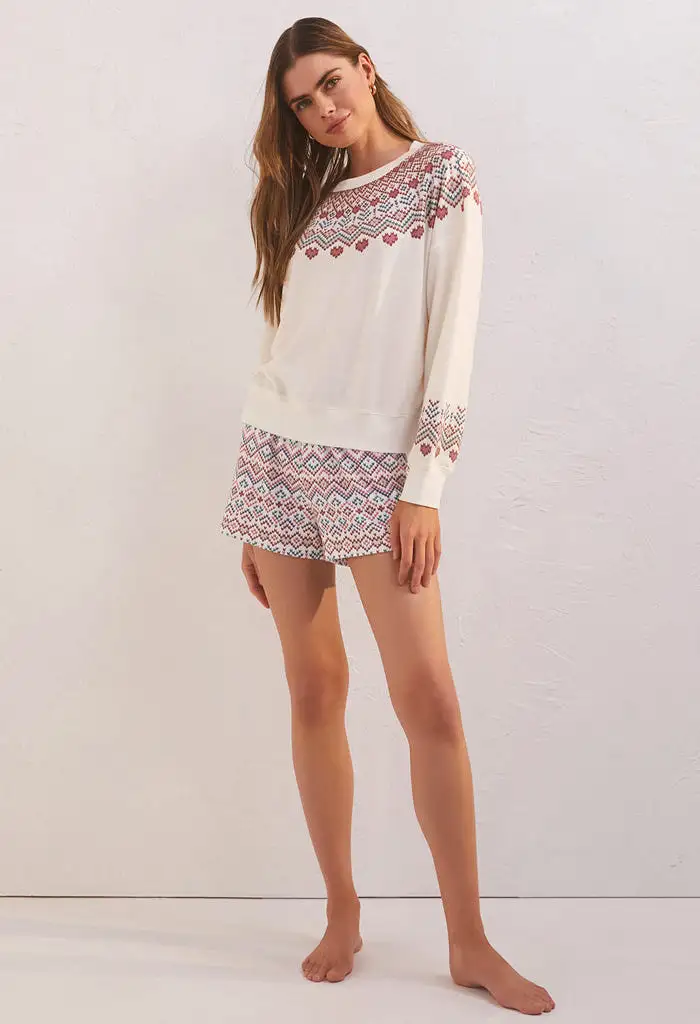 Getaway Fair Isle LS Top