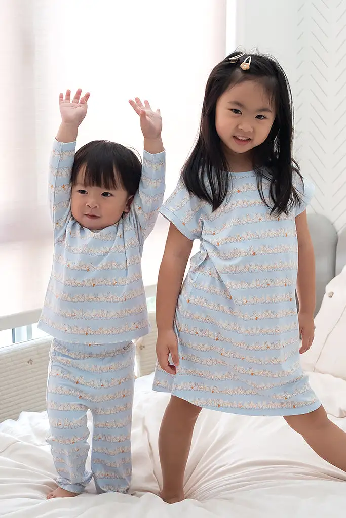 Girls' Nightgown - Bunnies In A Row