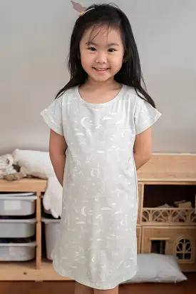 Girls' Nightgown - Nightfall Bunnies