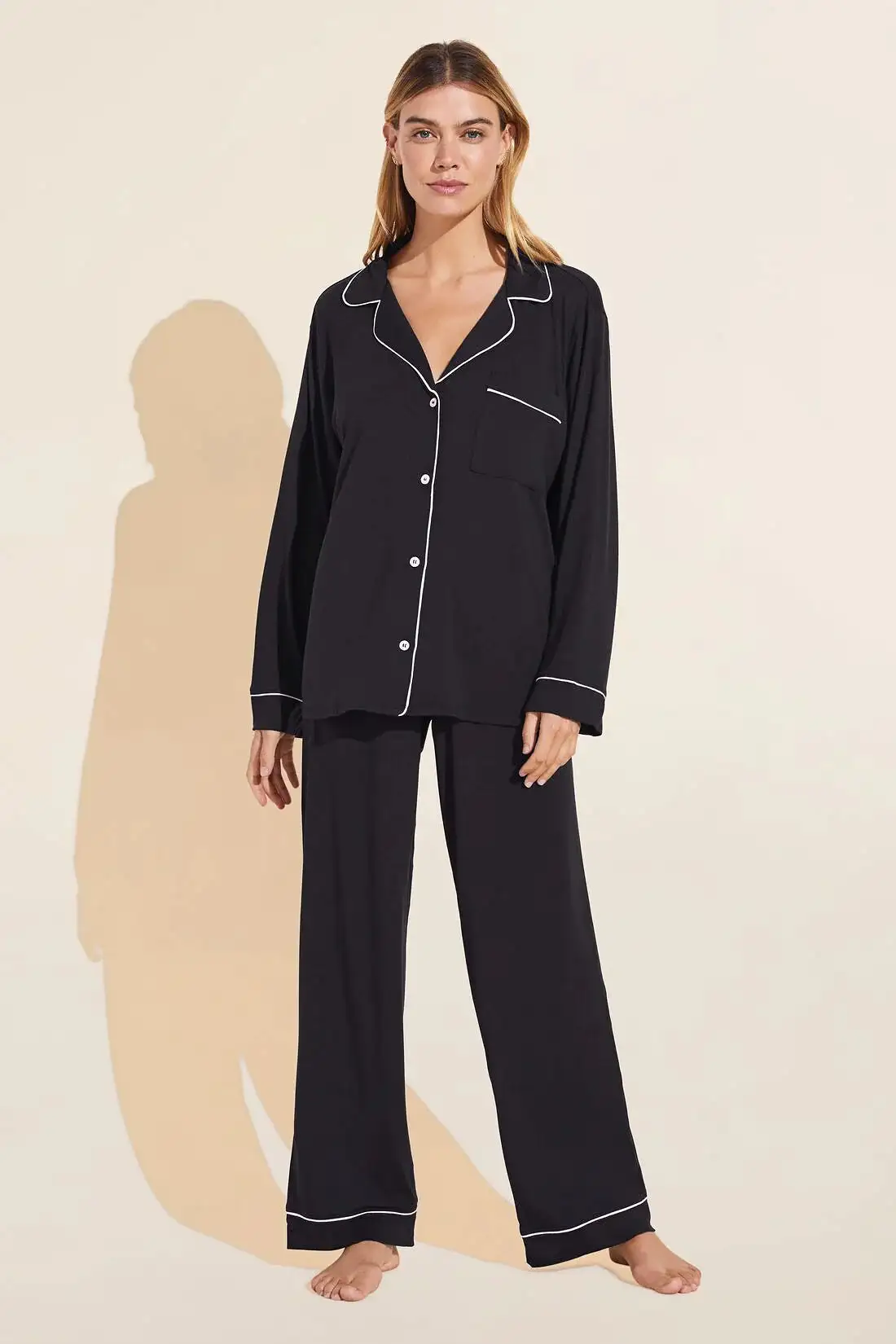 Gisele PJ Set | Black/Sorbet