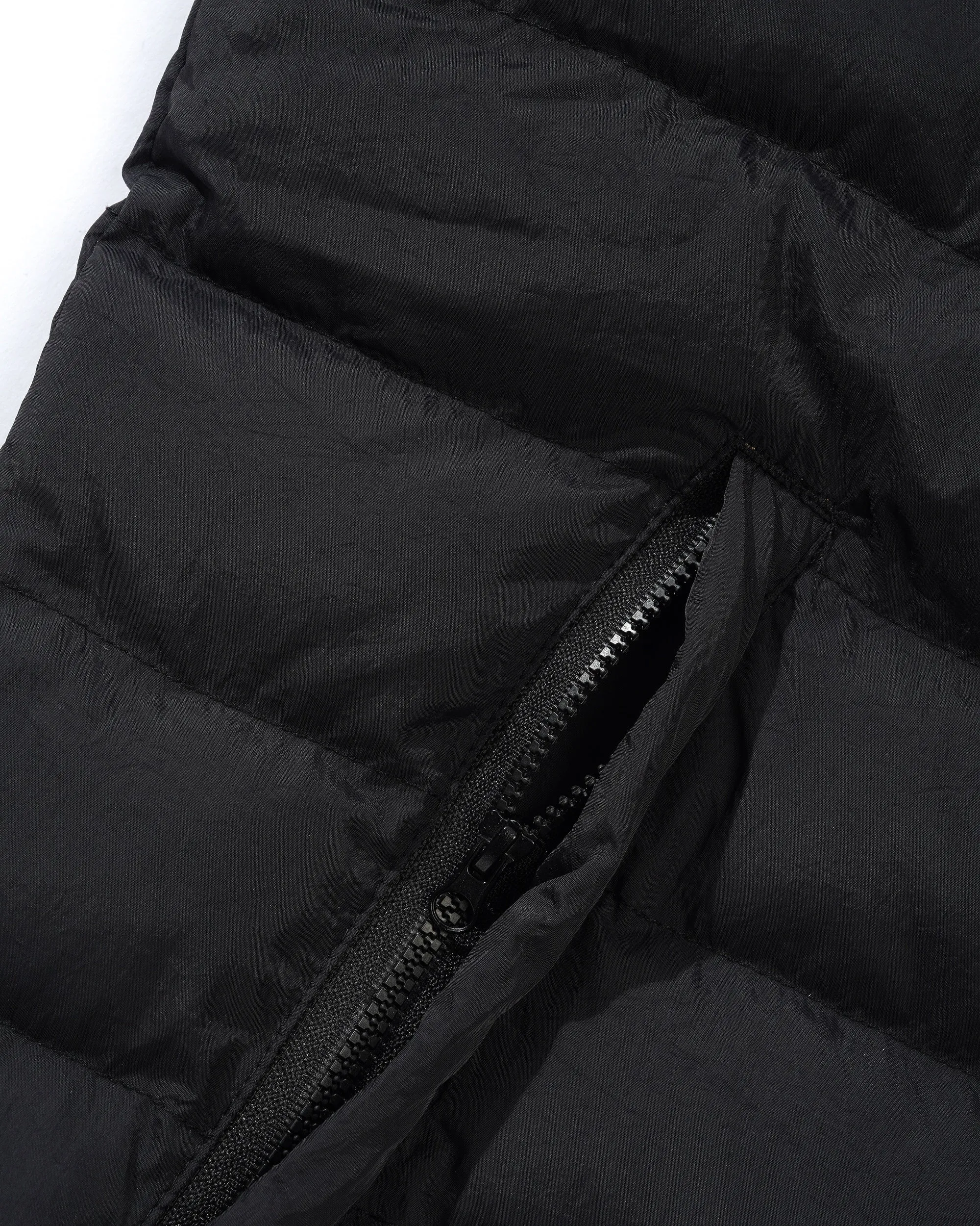 Hooded Puffer Jacket, Black