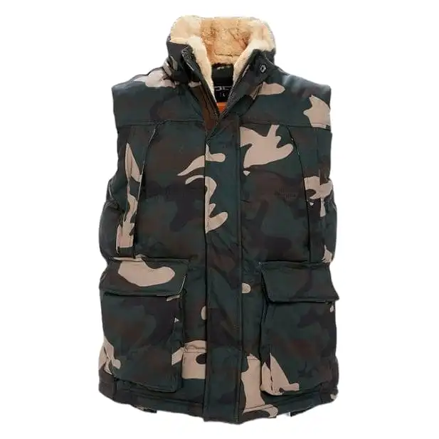 Jordan Craig Yukon Fur-Lined Puffer Vest (Woodland) - 9374VC