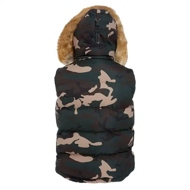 Jordan Craig Yukon Fur-Lined Puffer Vest (Woodland) - 9374VC