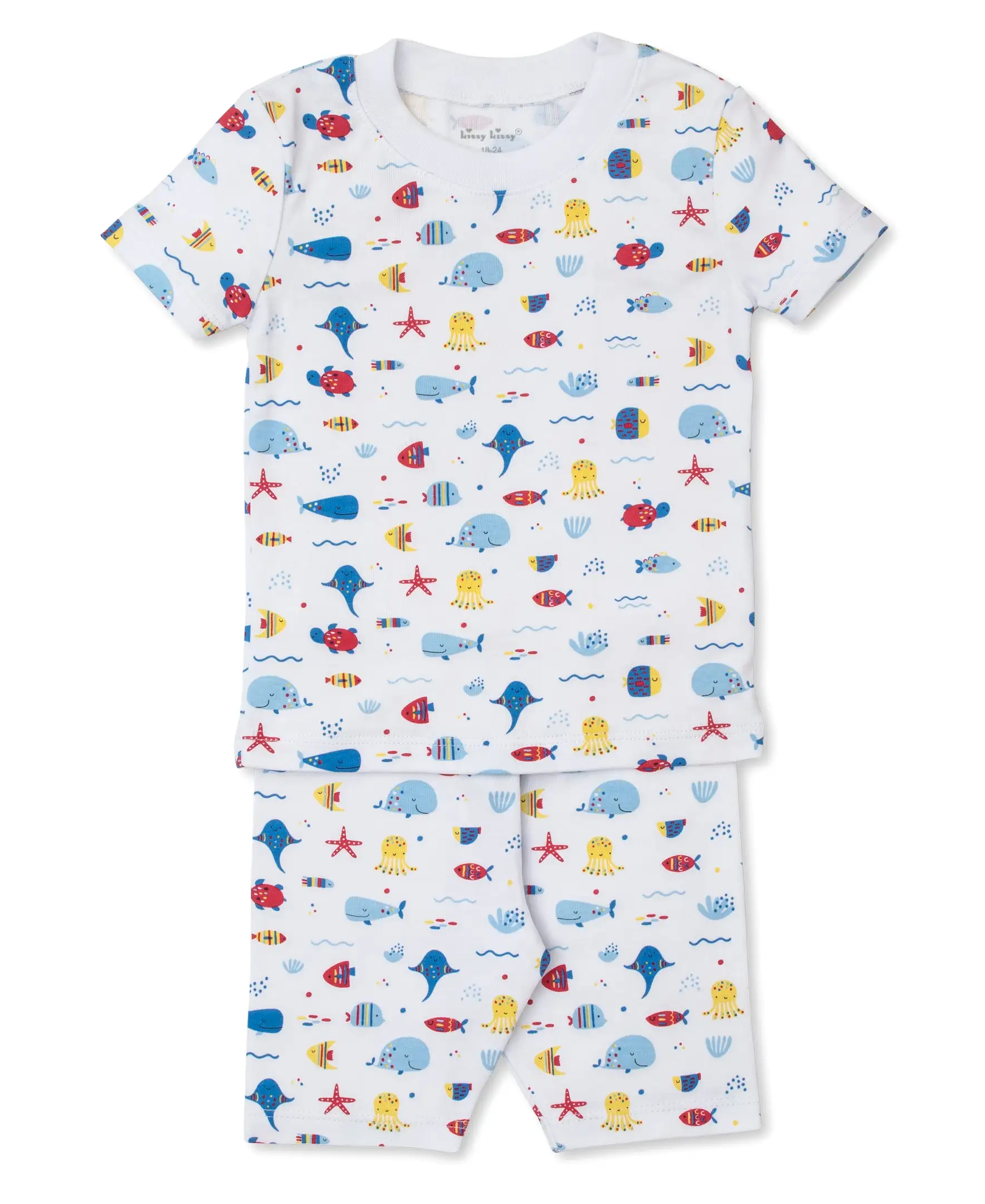 Kissy Kissy - Pajama Set - Sea Life Blue