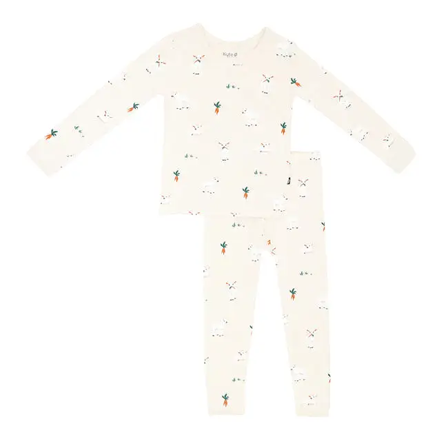 Kyte Baby Long Sleeve Printed Toddler Pajama Set in Goat