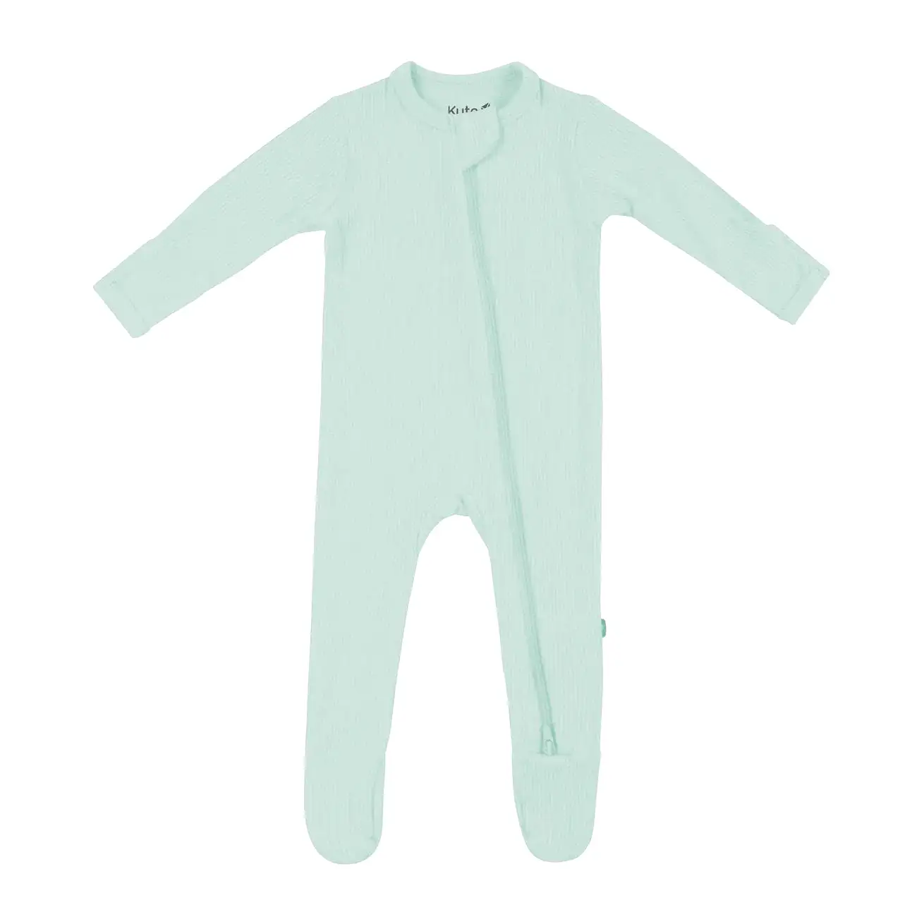 Kyte Baby - Ribbed Footie - Sage