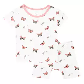 Kyte Baby Short Sleeve Toddler Pajama Set in Butterfly