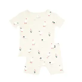 Kyte Baby Short Sleeve Toddler Pajama Set in Duck