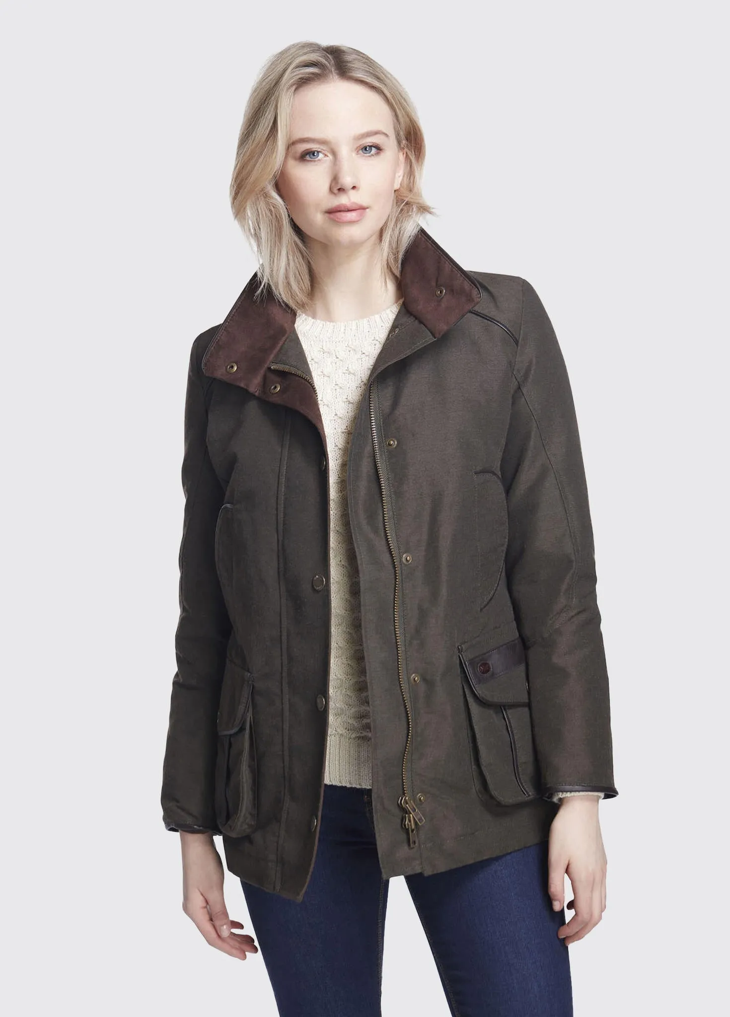 Leslie Sports Jacket - Dark Olive