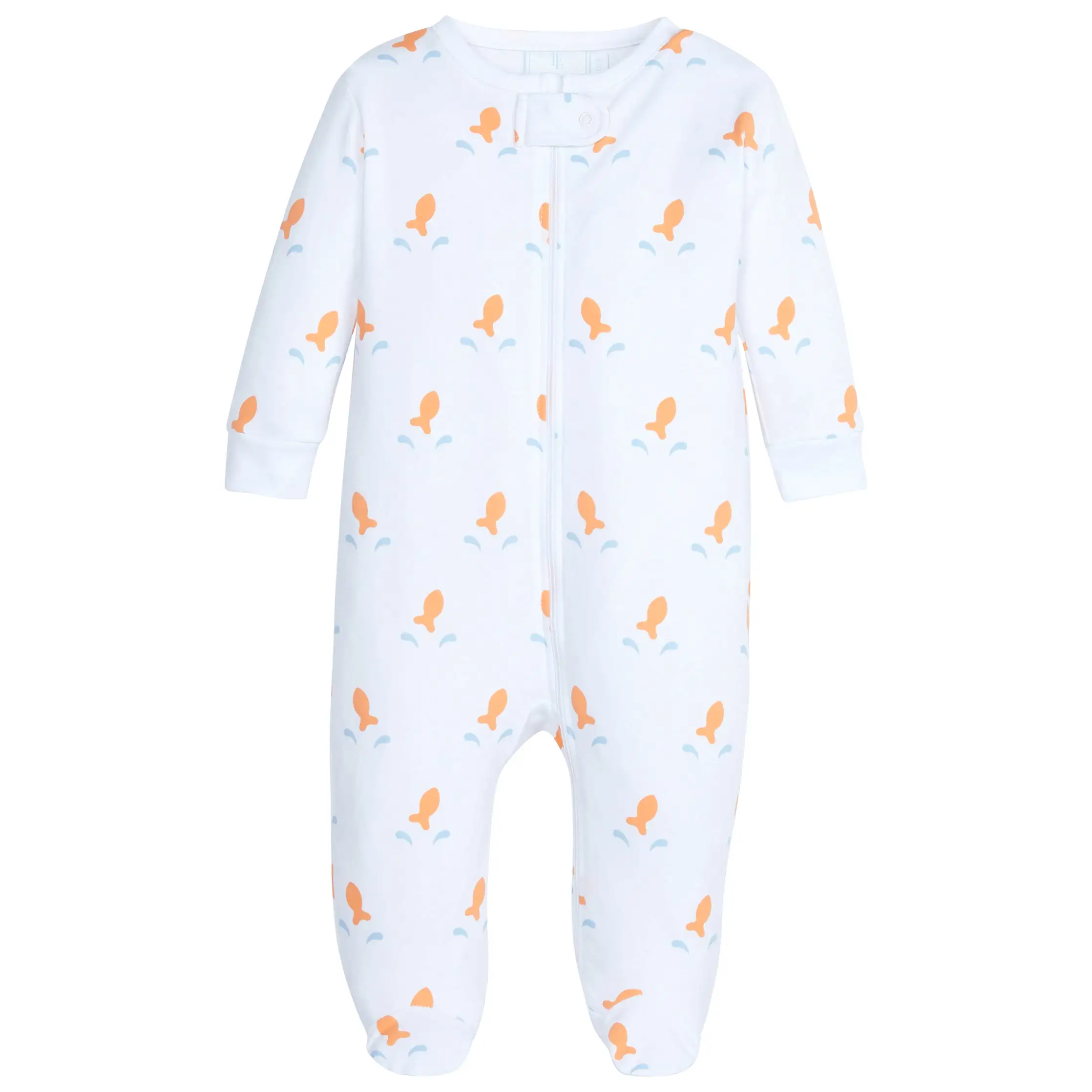 Little English - Baby Pajamas - Goldfish