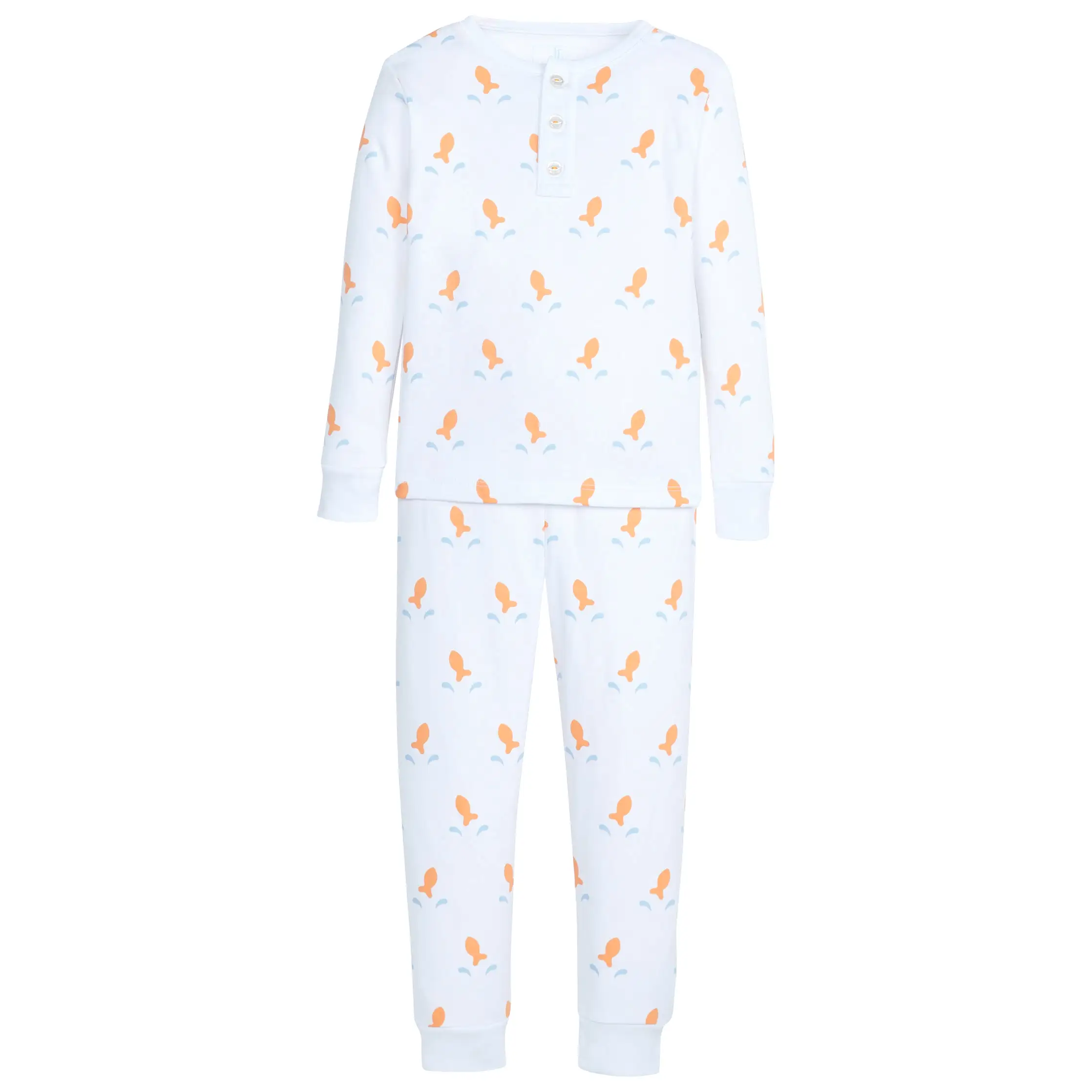 Little English - Kids Pajamas - Goldfish