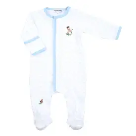 Magnolia Baby - Embroidered Footie - Baby Buck