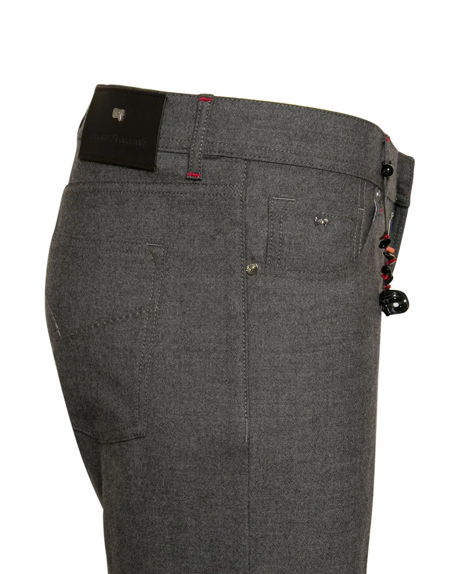 Medium Grey 5 Pocket Trouser