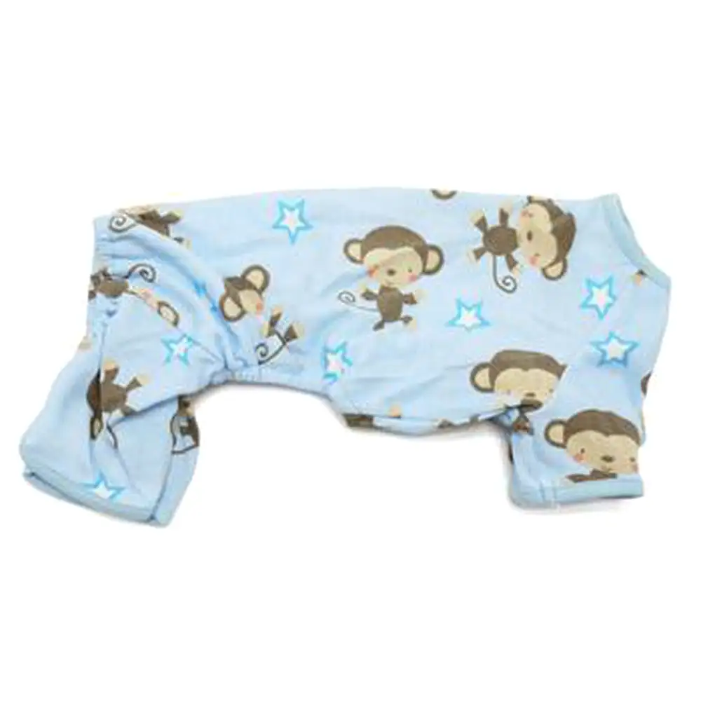 Monkey Dog Pajamas by Dogo - Blue