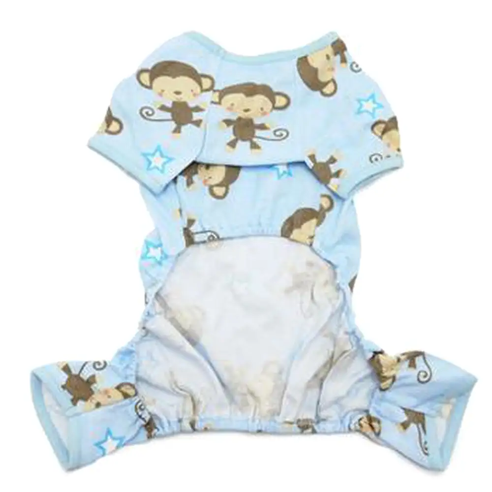 Monkey Dog Pajamas by Dogo - Blue