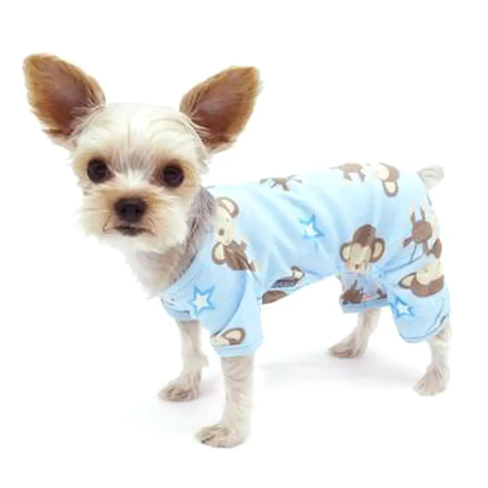 Monkey Dog Pajamas by Dogo - Blue