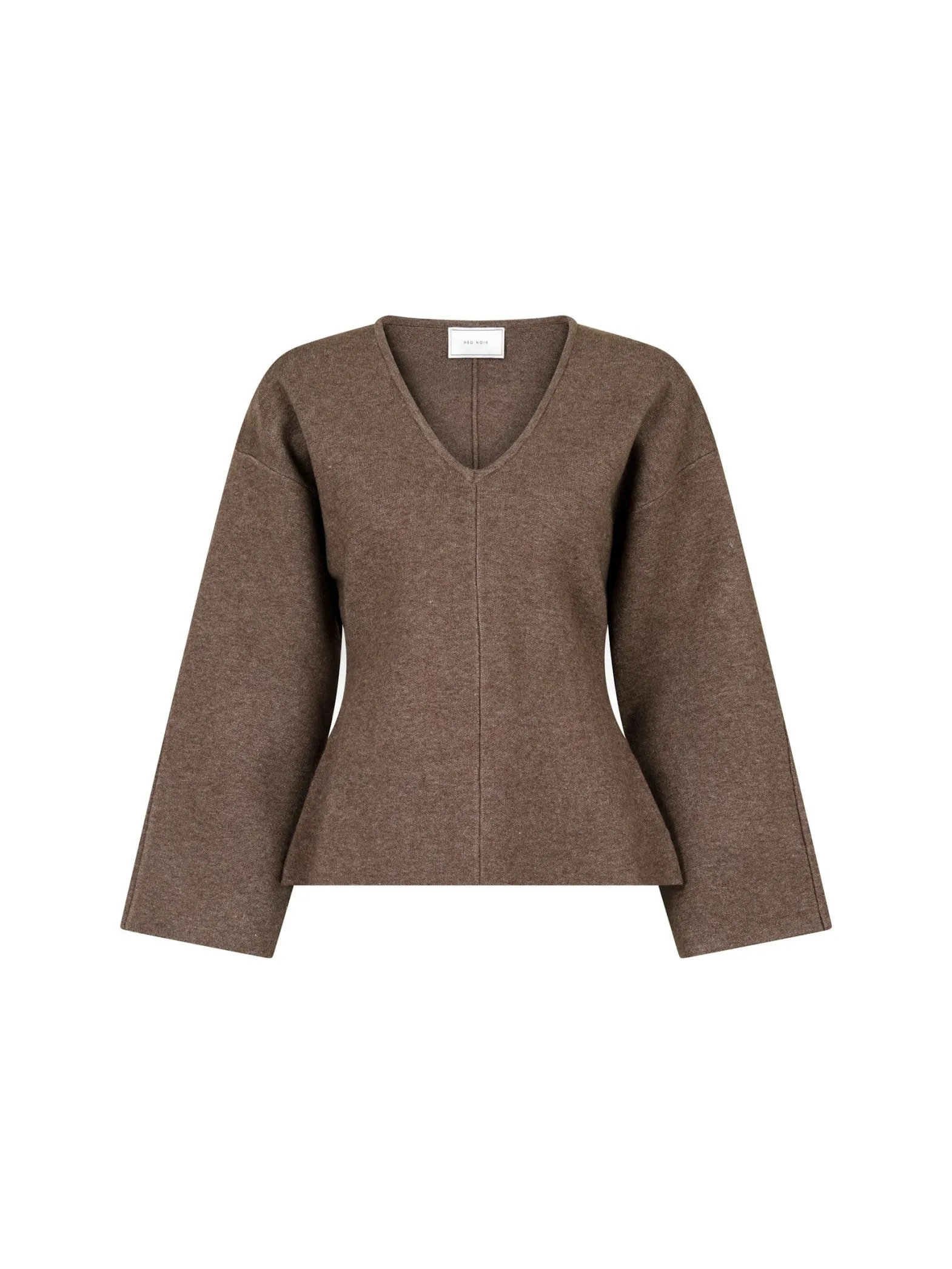 NEO NOIR SWEATER LINDA KNIT MOCCA