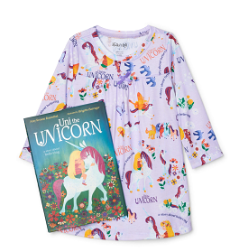 Nightgown and Book Set - Uni the Unicorn