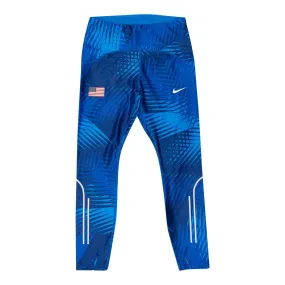 Nike DriFIT Team USA Speed Mid Rise Running Leggings