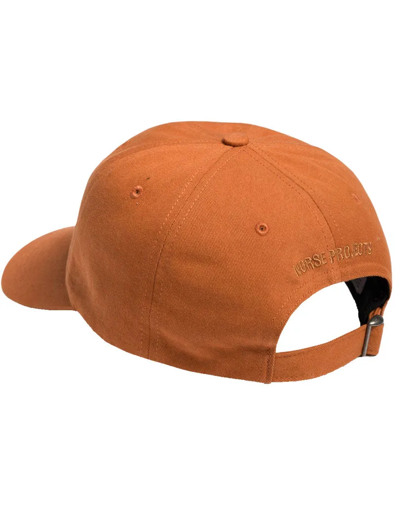 Norse Projects Twill Sports Cap Burnt Ochre