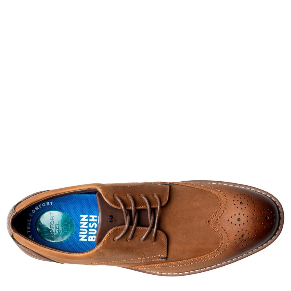 NUNN BUSH  MENS CENTRO FLEX WINGTIP OXFORD