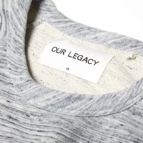 Our Legacy 50s Great SweatHeavy Blue Grey Melange