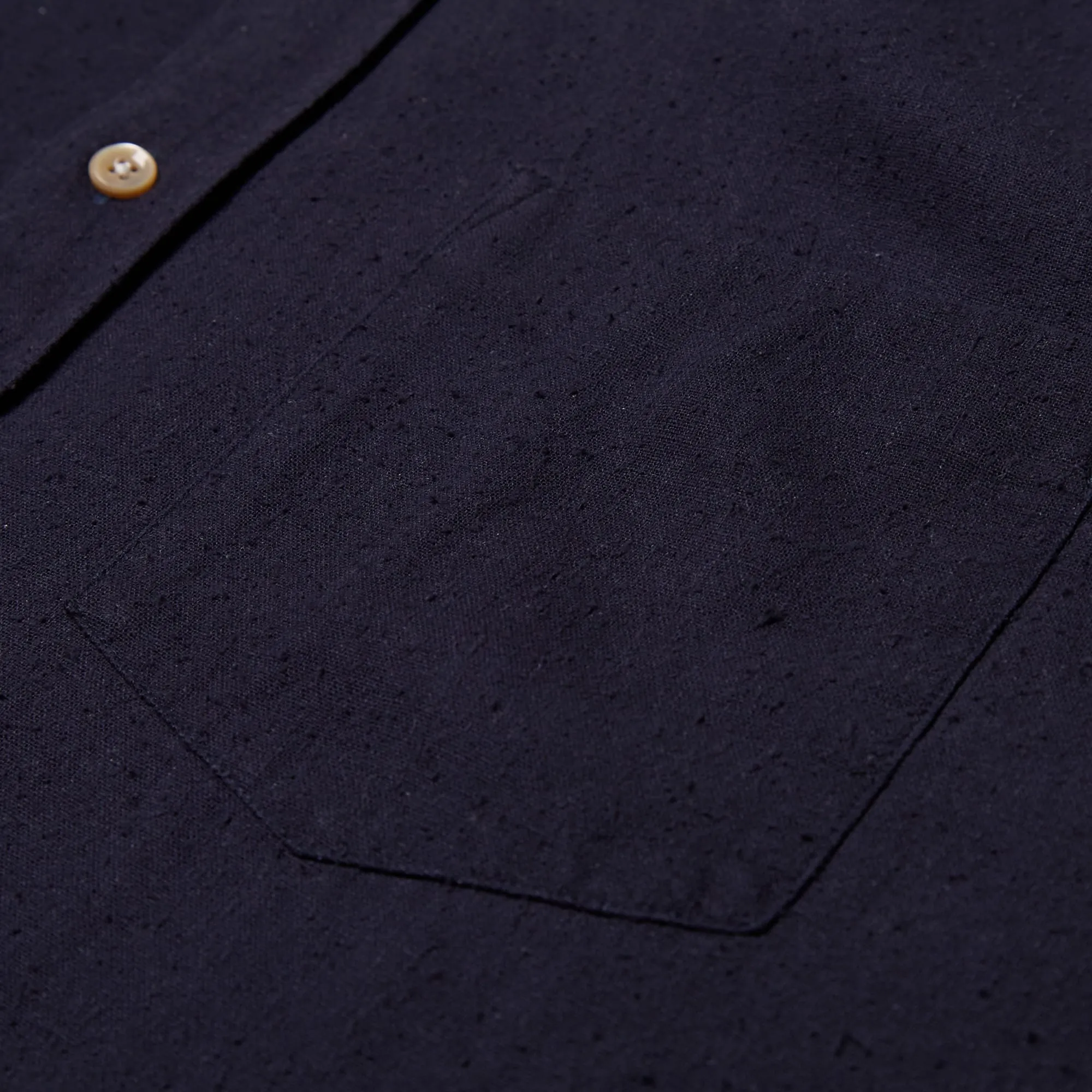 Our Legacy Classic Short Sleeve ShirtDark Navy Silk