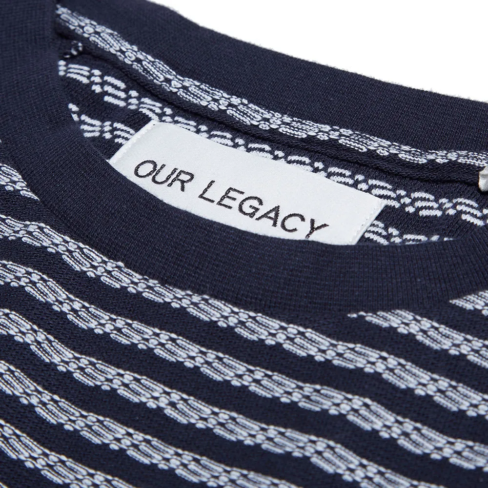 Our Legacy Compact Cotton Raglan TeeChain Crepe Navy