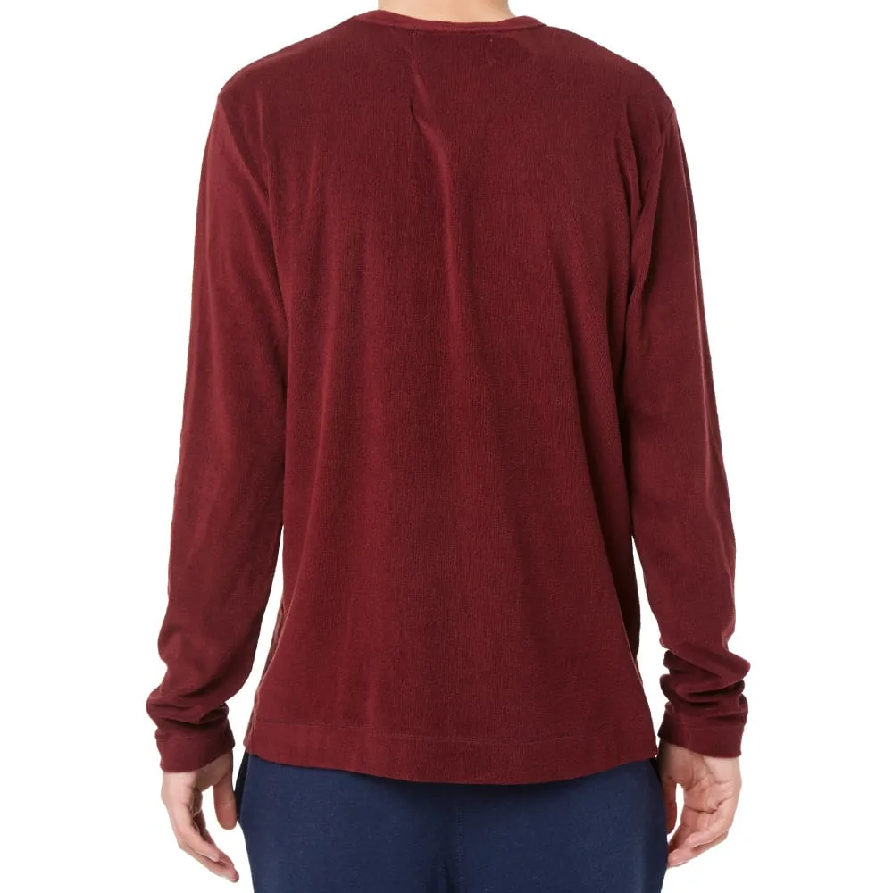 Our Legacy Long Sleeve TeeWashed Red Plain Frot