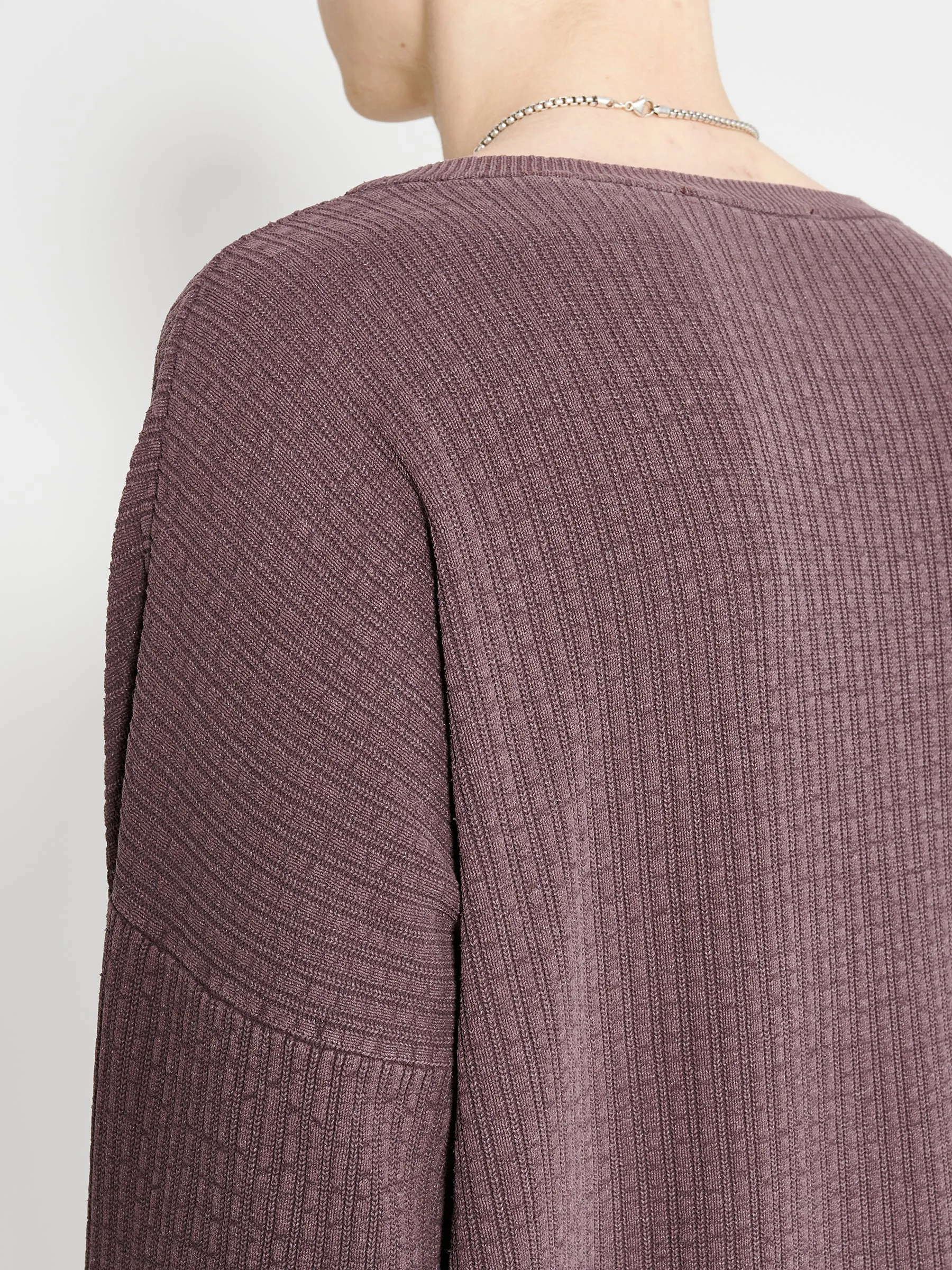 Our Legacy Popover Roundneck Mystic Plum Habitable Silk