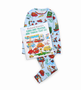 Pajamas and Book Set - Cars and Trucks