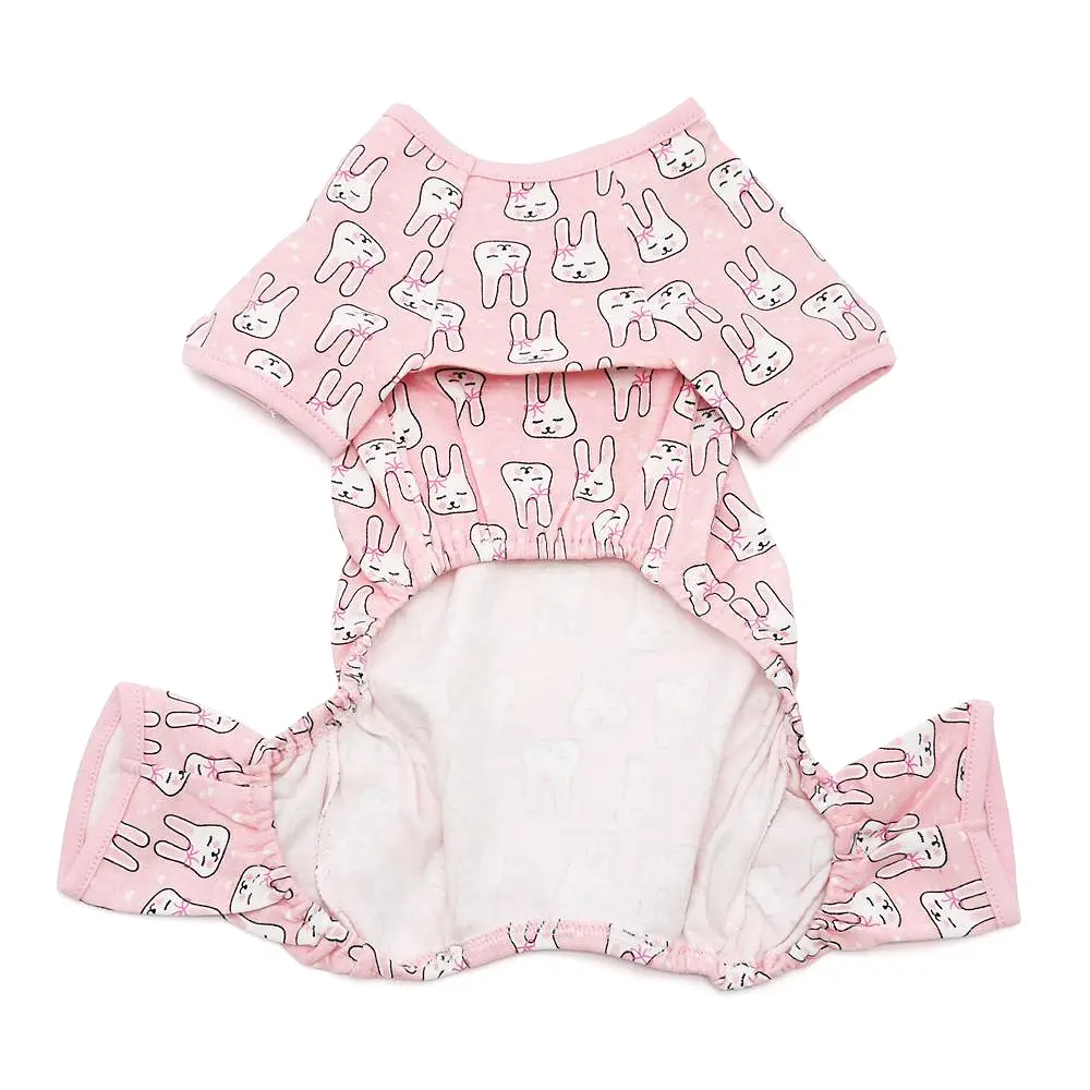 Pink Bunny Dog Pajamas