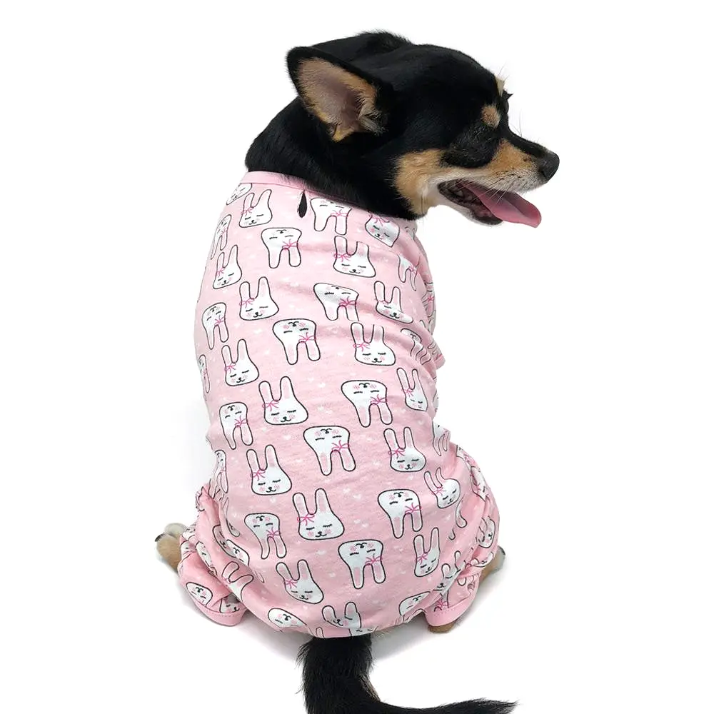 Pink Bunny Dog Pajamas